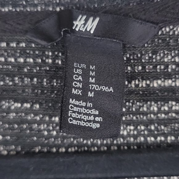 H&M Marled Relaxed 3/4 Sleeve Sweater, Size M - Picture 9 of 10